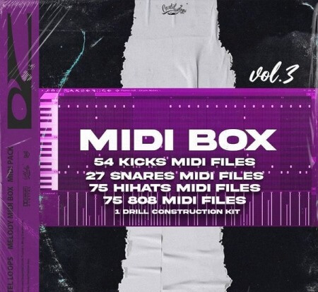 Cartel Loops Midi Box Vol.3 WAV MiDi